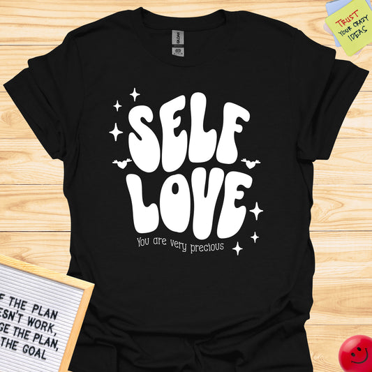 Self Love You Are Very Precious Graphic Print T-Shirts